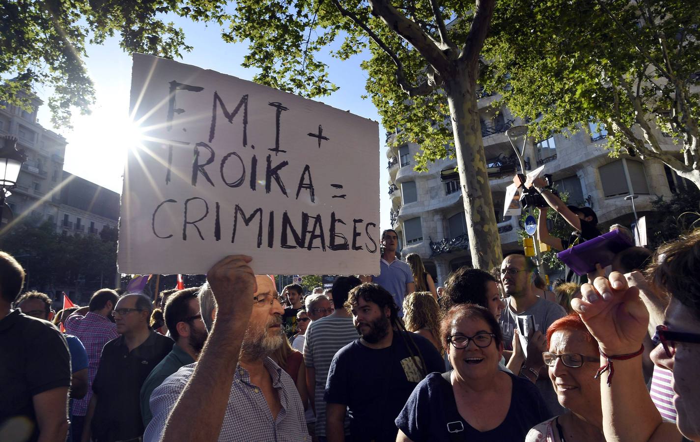 Cerca de 17.000 personas se manifestan a favor del &#039;No&#039; en el referéndum en Grecia