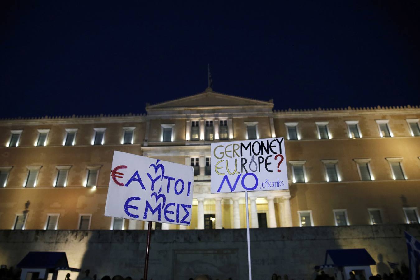 Cerca de 17.000 personas se manifestan a favor del &#039;No&#039; en el referéndum en Grecia