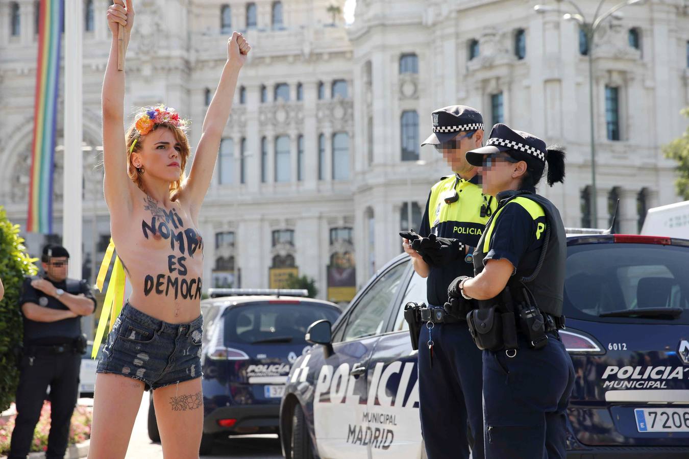 Protesta de Femen contra la &#039;ley mordaza&#039;