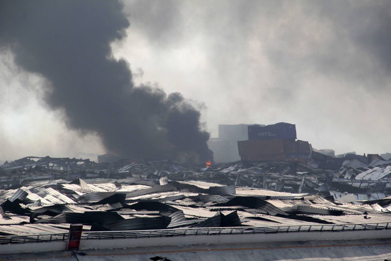 Brutales explosiones en Tianjin