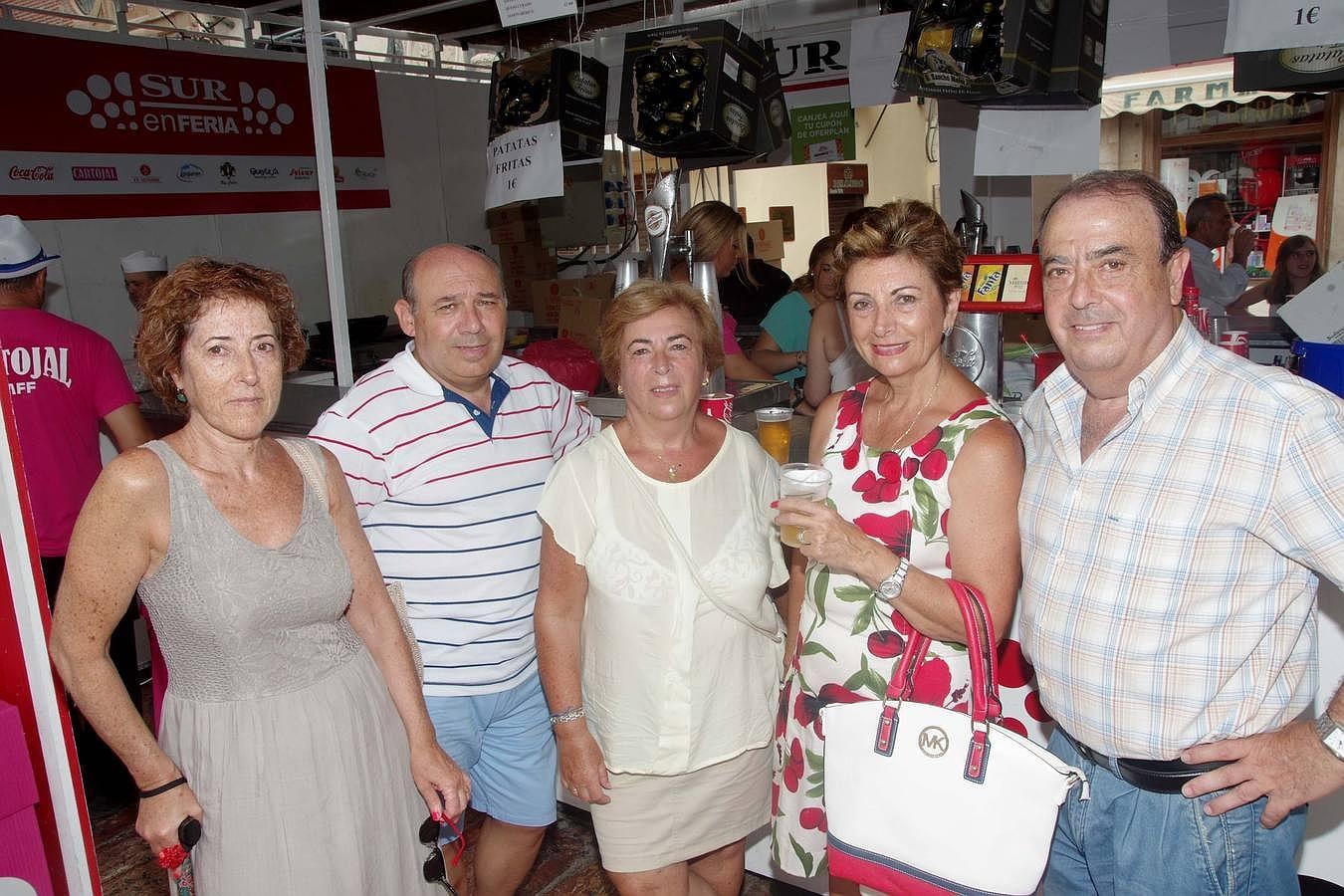 Genoveva Romero, Antonio Cabanillas, Teresa Rodríguez, Juana Romero y Carlos Fernández, de Córdoba.