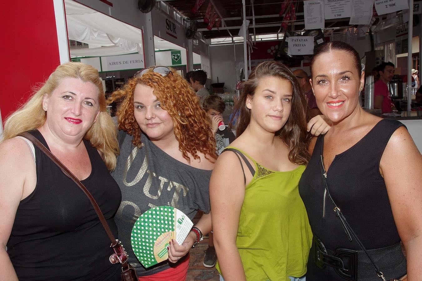 Marga Cerón, Marta Lozano, Sara Pérez y Alicia Guzmán.