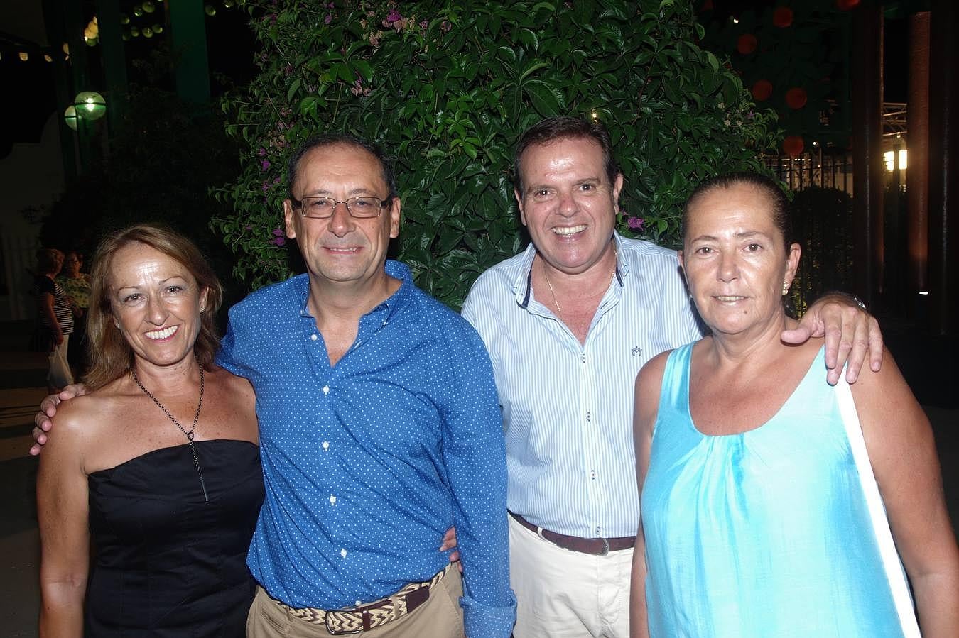 Isabel García, Antonio Sastu, Joaquín González y Pilar Luque.