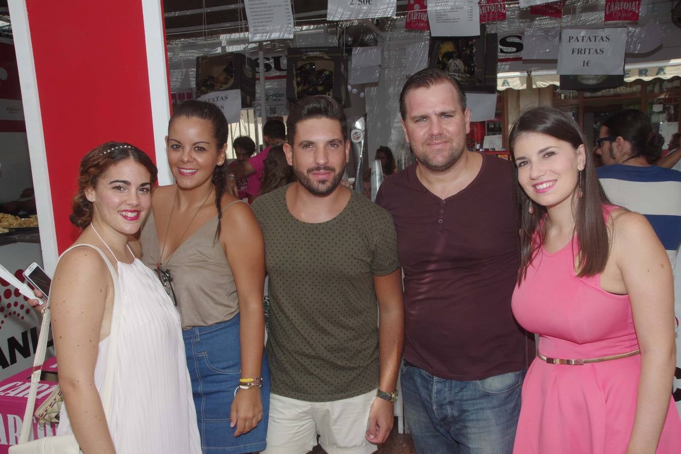 Rocío Gálvez, Marta Rodríguez, Daniel Morales, Borja Beato y Carmen Rodríguez, que proceden de Jerez de la Frontera.. 