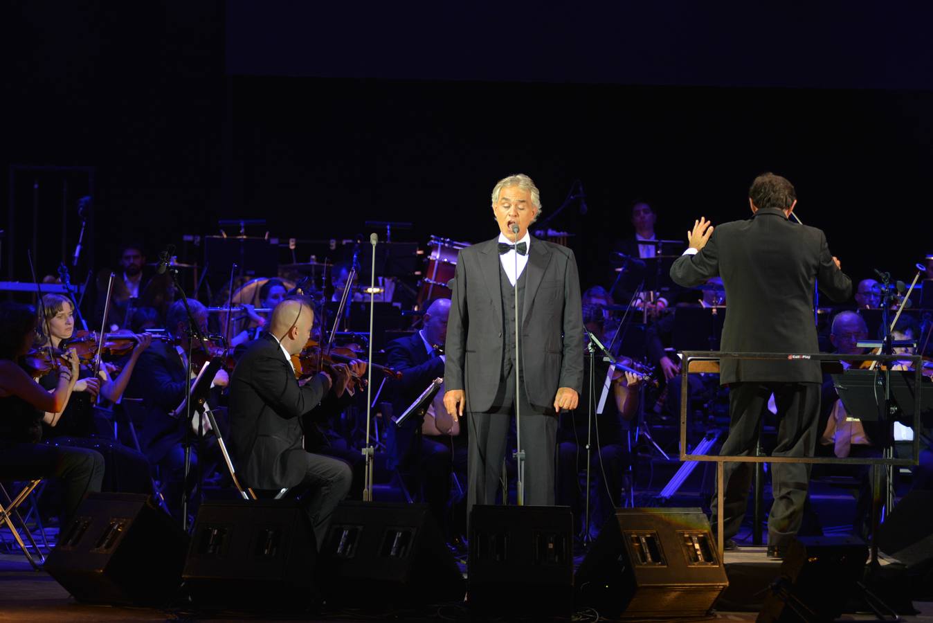 El concierto de Andrea Bocelli, en imágenes