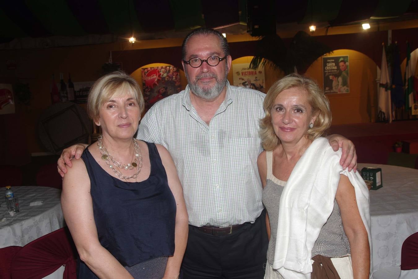 María Antonia Martín, Fernando Jiménez y Teresa Guerrero.
