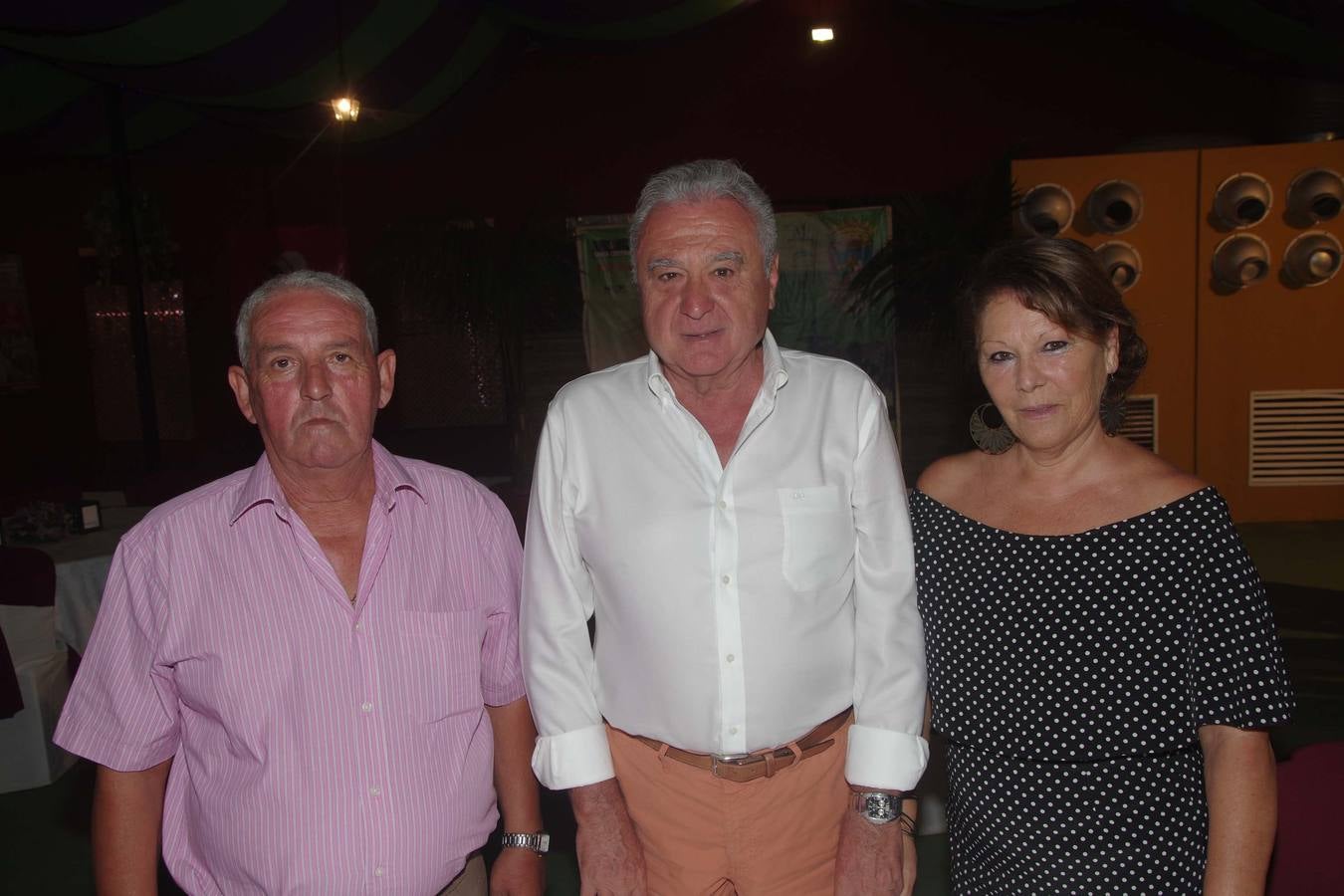 Manuel Guerrero, Antonio Martín y Eli Vaz, de Cádiz.