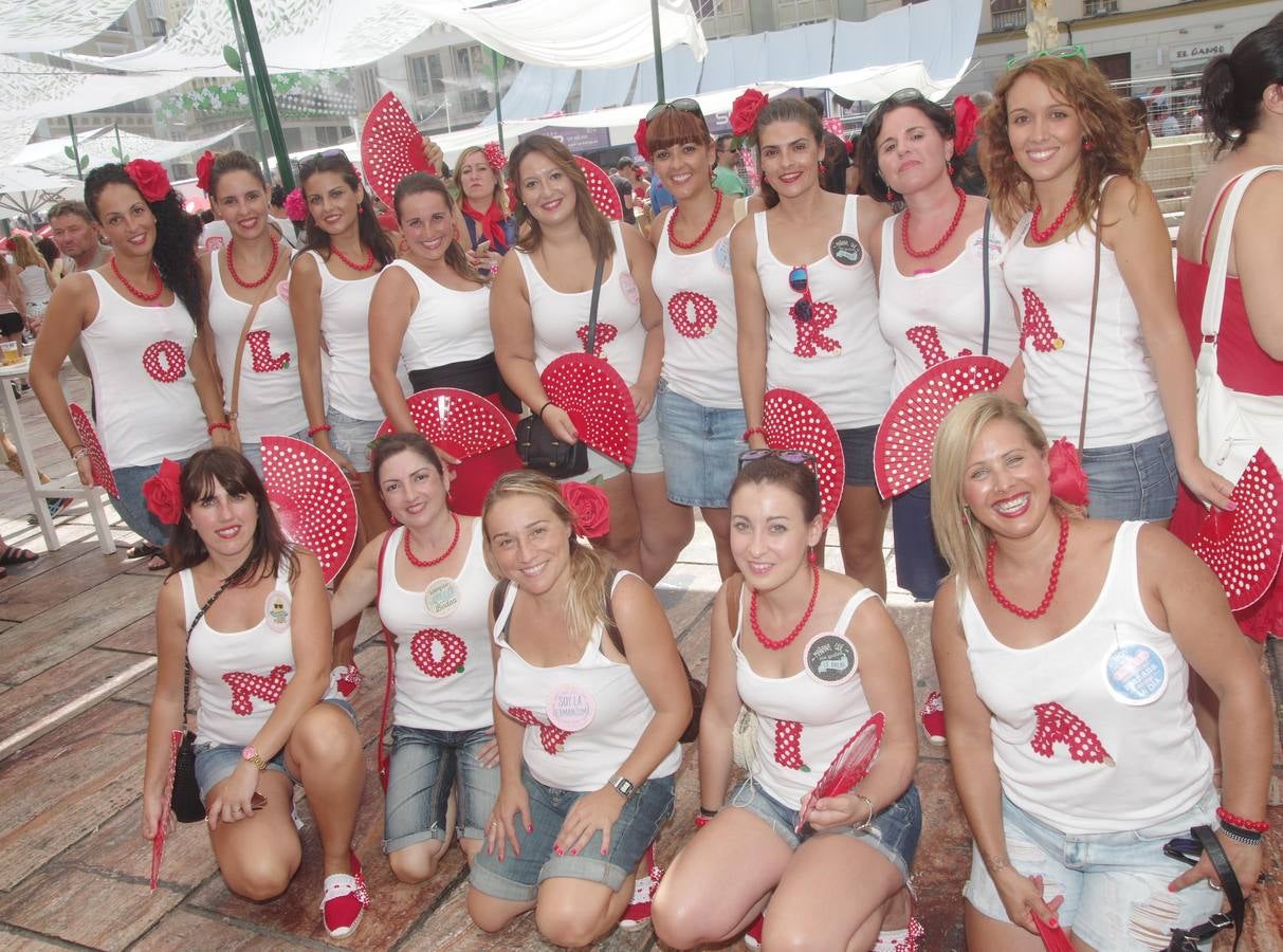 Grupo de cartageneras en la despedida de soltera de Lidia.