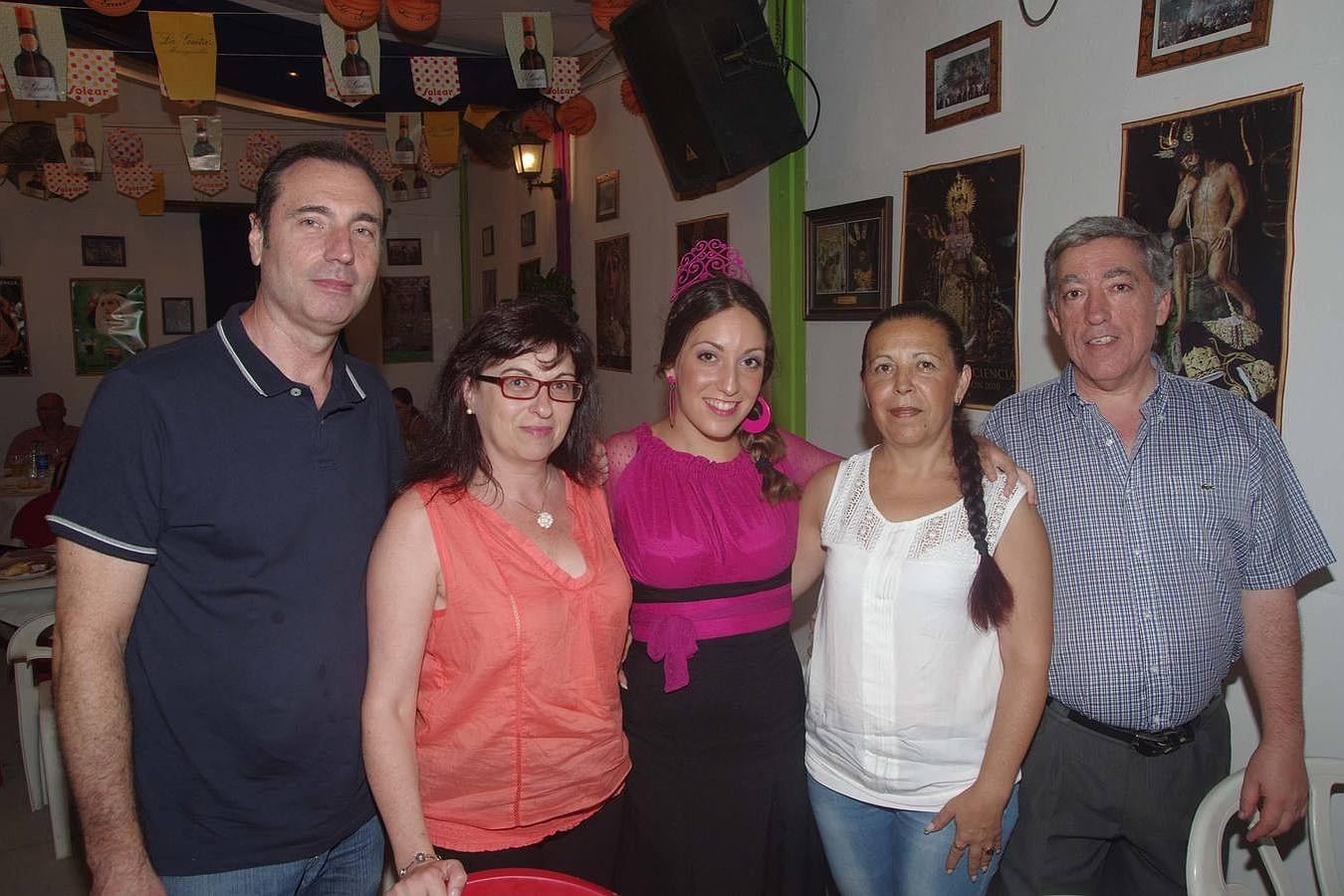 Alberto Medina, Mari Carmen Bustos, Mari Carmen Rueda, Pepi Arreza y Juan Jesús Rueda.