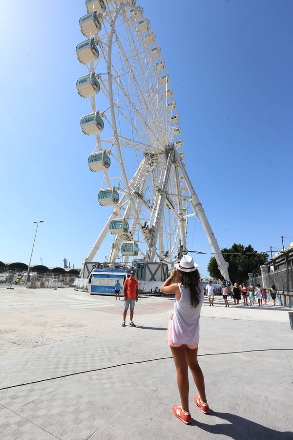 Así se ve Málaga desde la noria