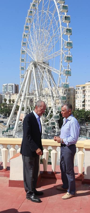 Así se ve Málaga desde la noria
