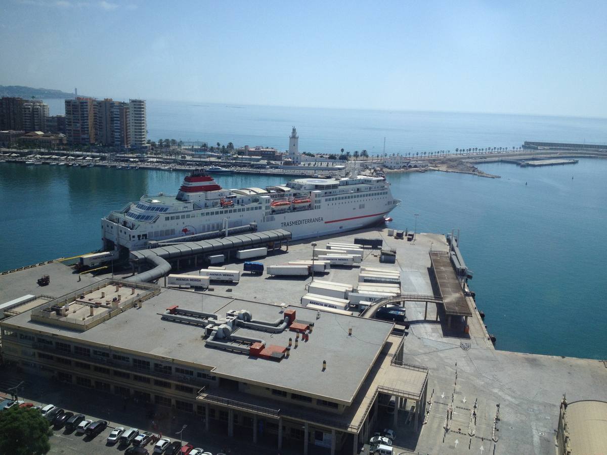 Así se ve Málaga desde la noria