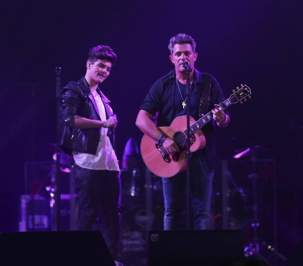 Las imágenes del concierto de Alejandro Sanz