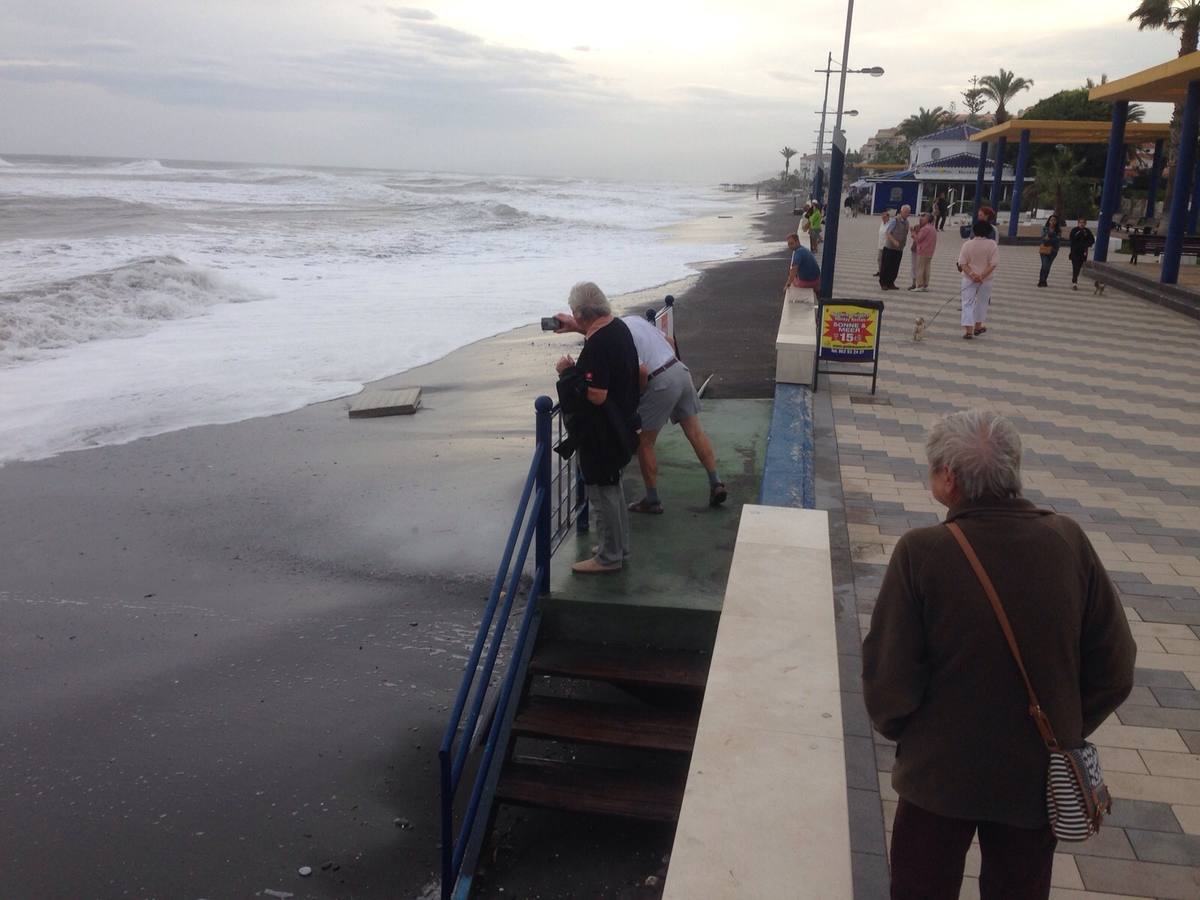 Playa de Ferrara, en Torrox