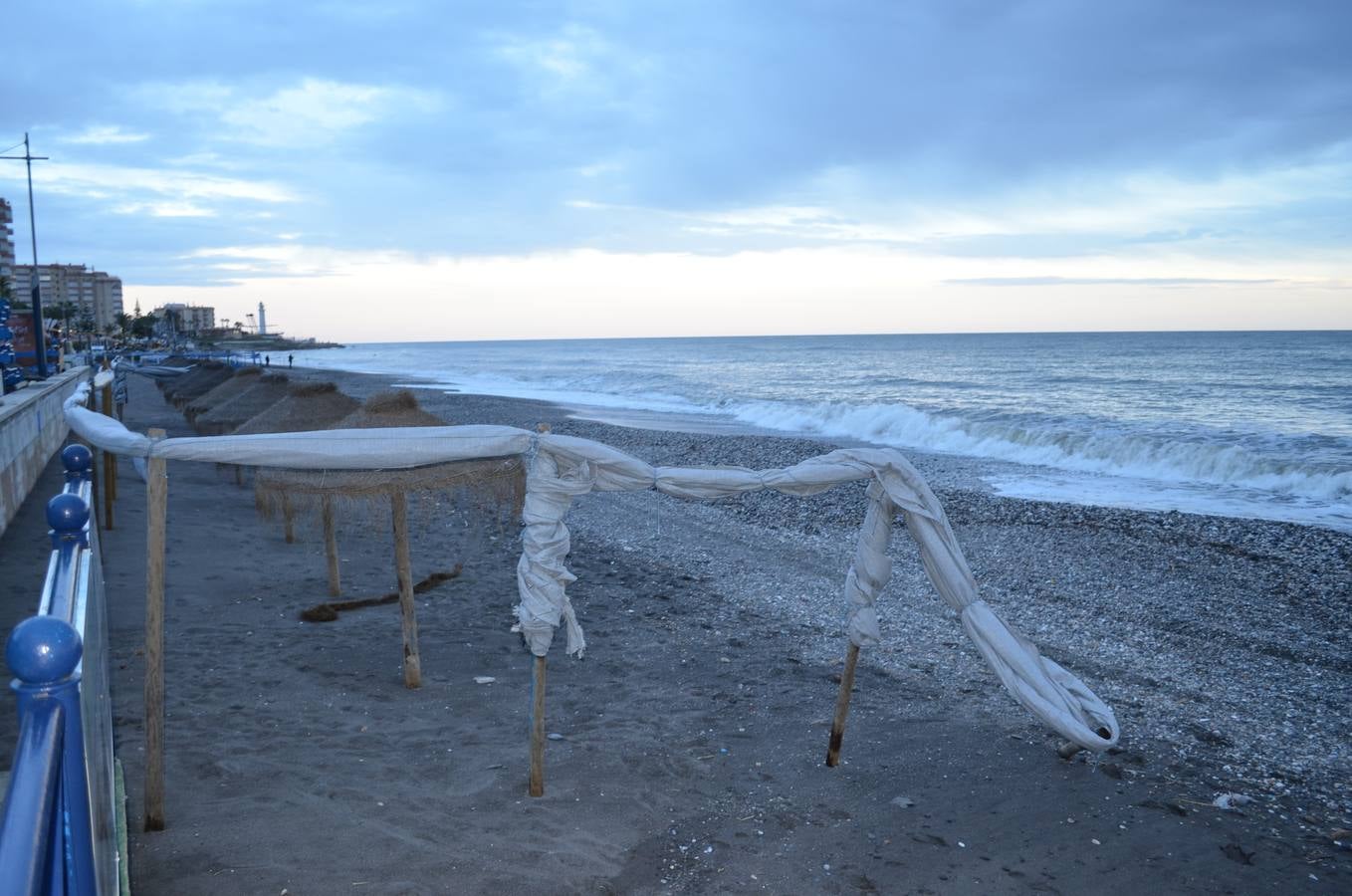 Benagalbón, Torre del Mar, Torrox y Nerja tras el temporal