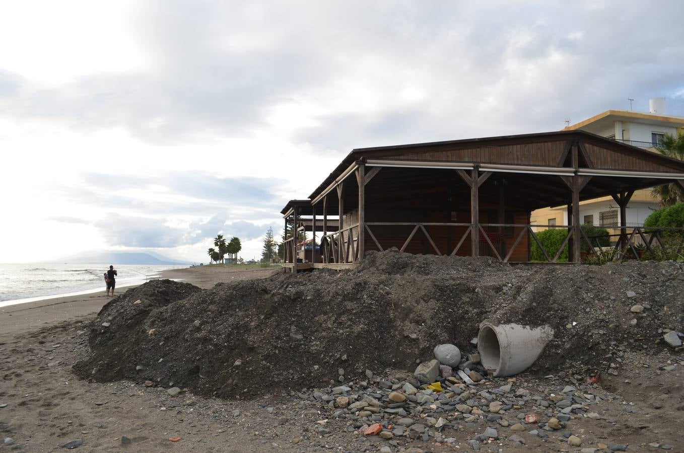 Benagalbón, Torre del Mar, Torrox y Nerja tras el temporal