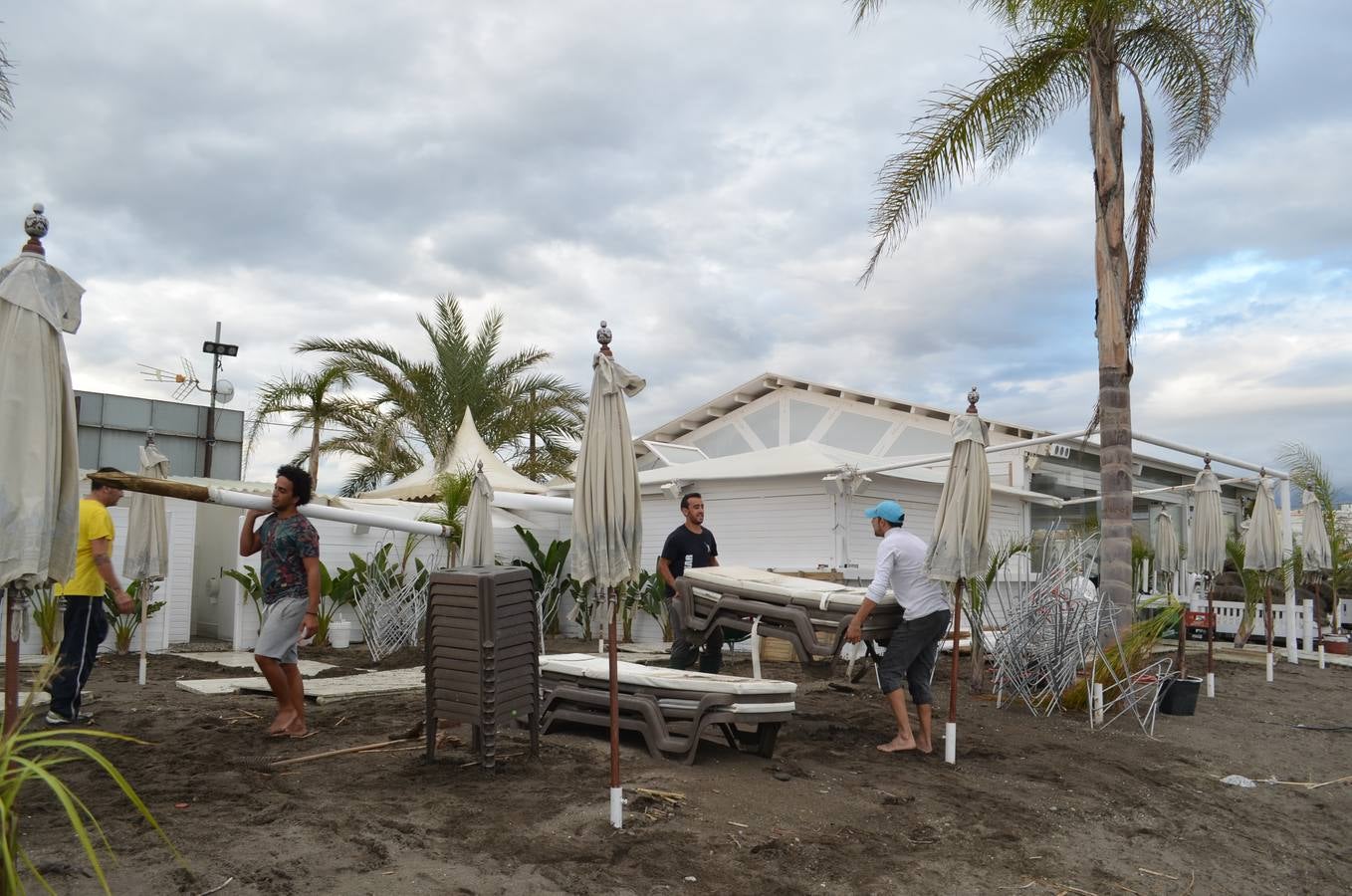 Benagalbón, Torre del Mar, Torrox y Nerja tras el temporal