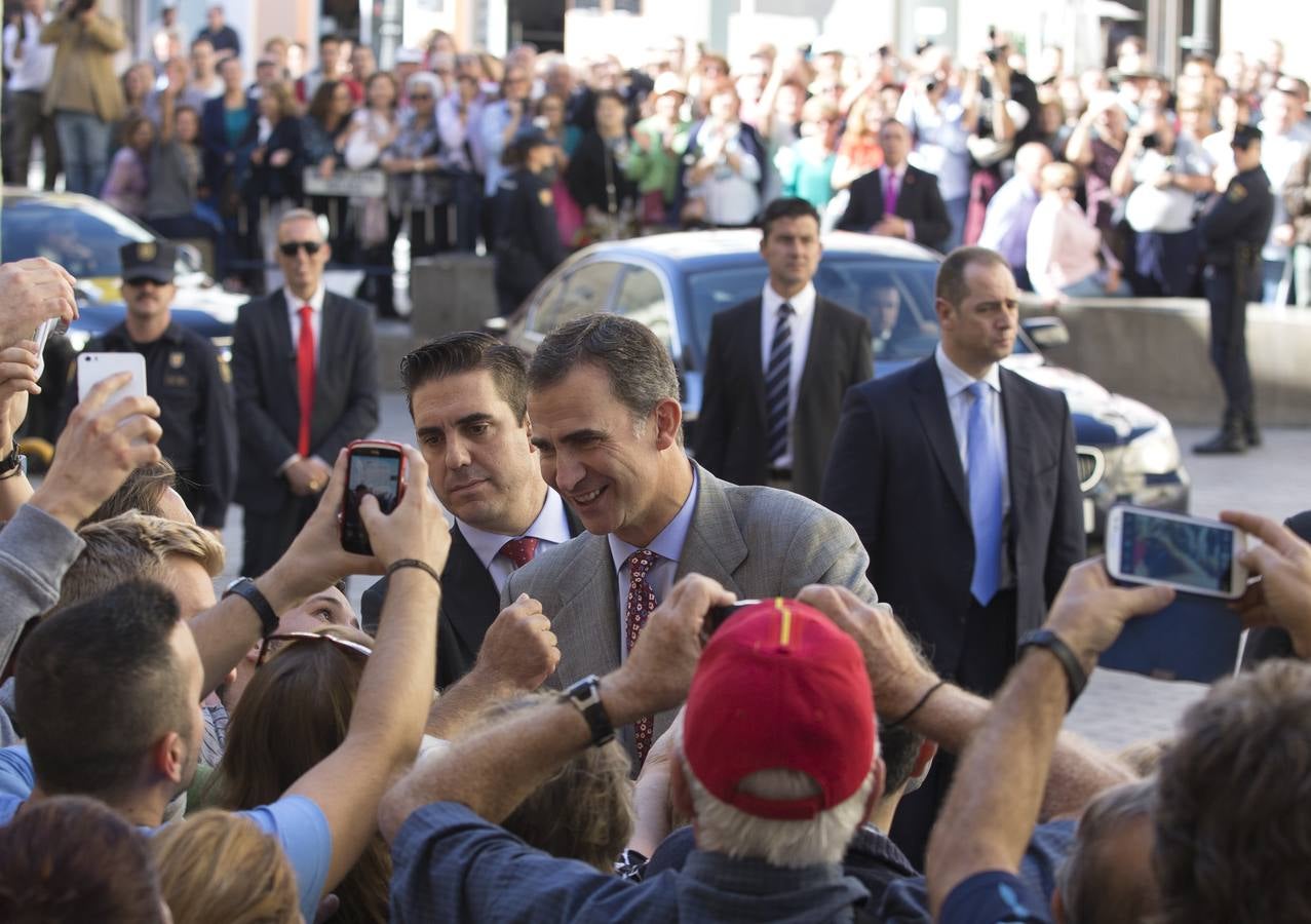 Fotos de la visita a Málaga de los Reyes de España