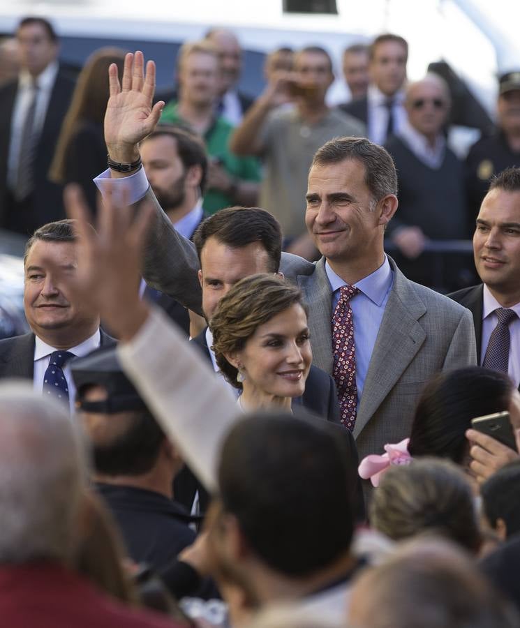 Fotos de la visita a Málaga de los Reyes de España