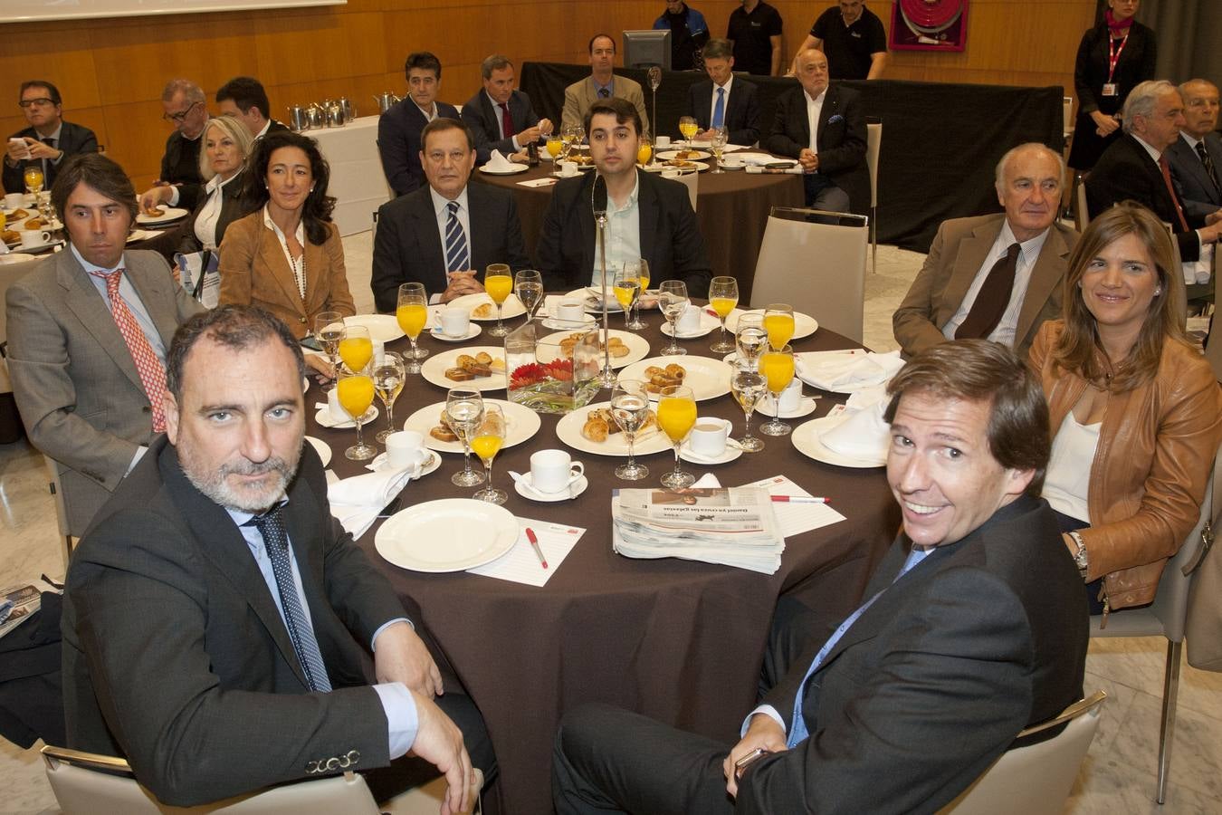 Mesas de invitados al foro de SUR &#039;Los retos de futuro&#039;