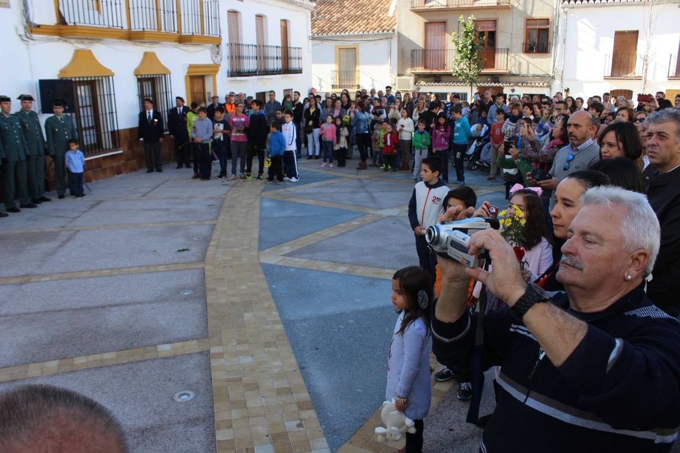 Homenaje al comandante Benítez en El Burgo