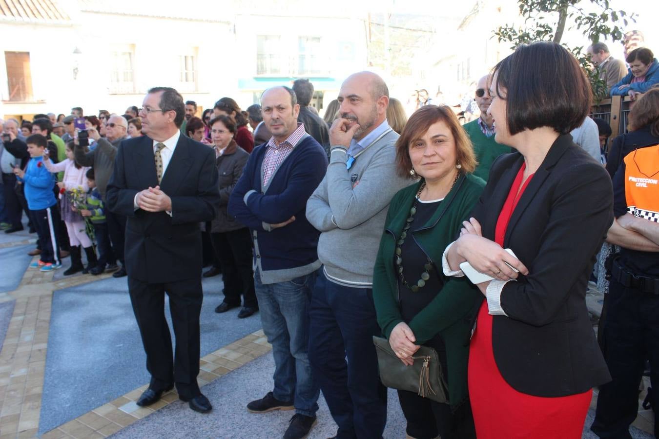Homenaje al comandante Benítez en El Burgo