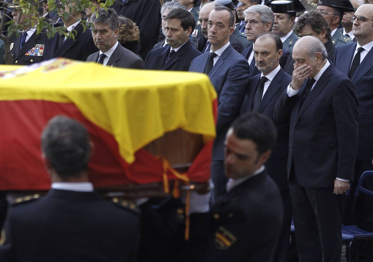 Funeral por los dos policías asesinados en Kabul