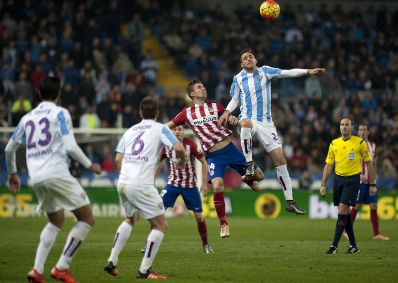 Las mejores imágenes del Málaga-Atlético