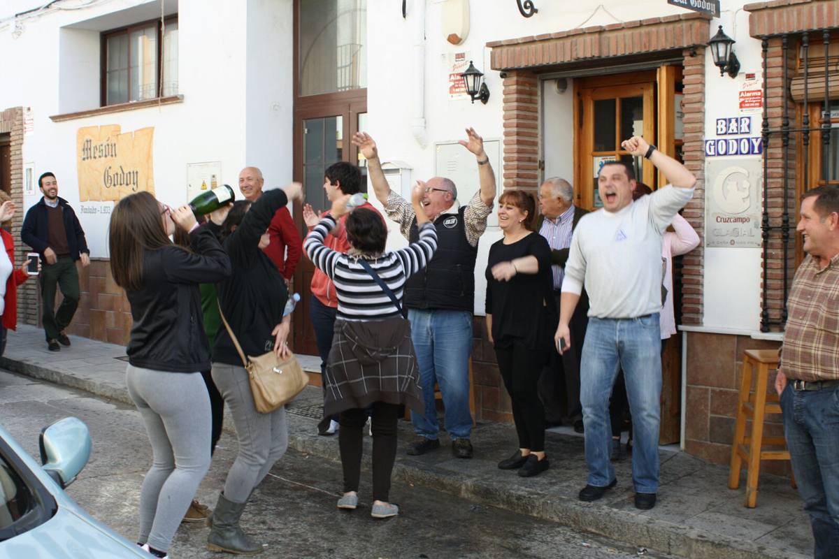 Celebración de la Lotería de Navidad en Villanueva de la Concepción