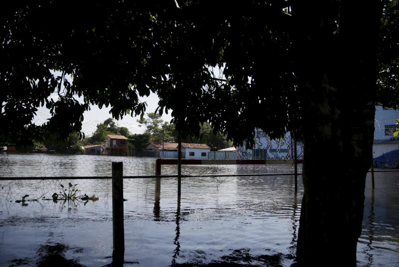 Asunción, bajo las aguas