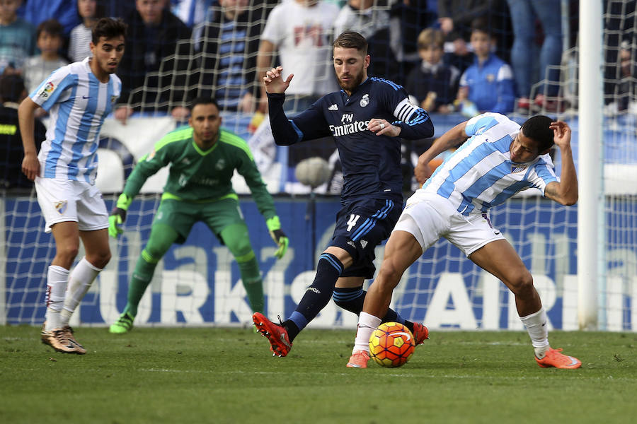 Las mejores imágenes del Málaga - Real Madrid