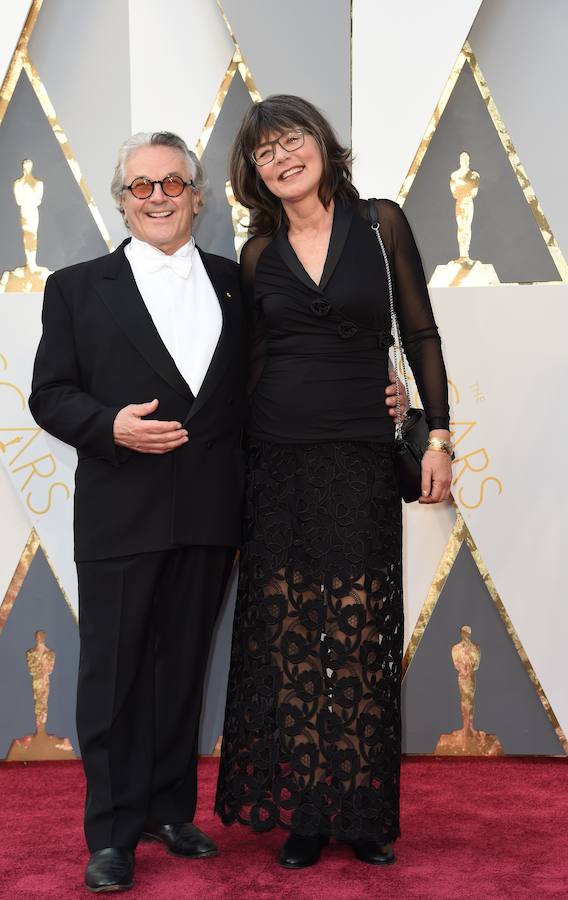 George Miller, director de 'Mad Max', a su llegada a los Oscar.