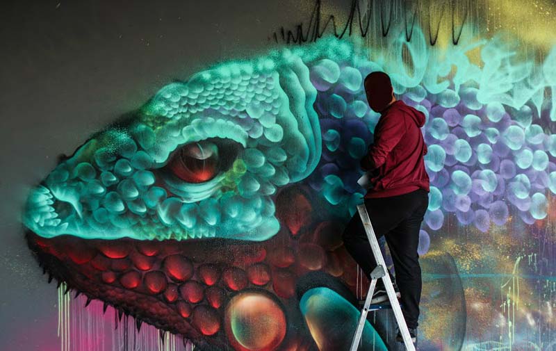 El grafiti salvaje de Ddarko