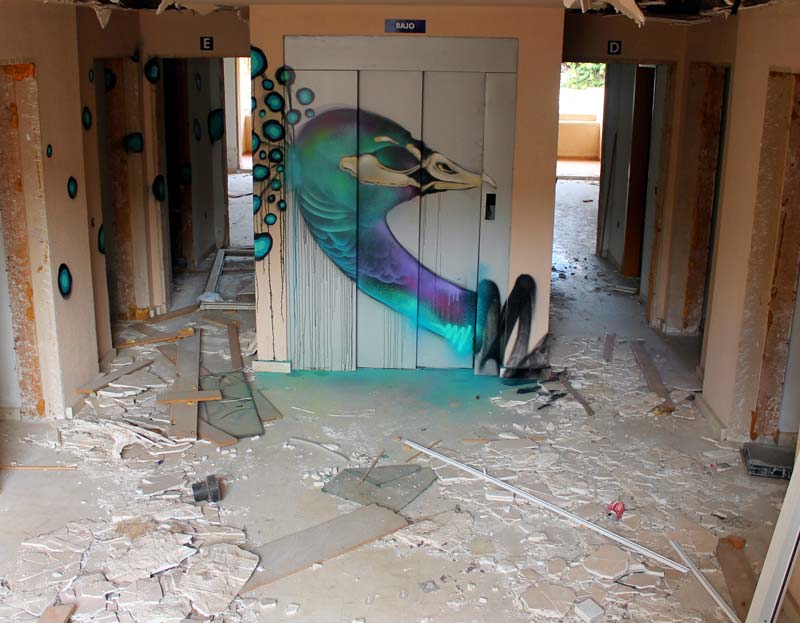 El grafiti salvaje de Ddarko