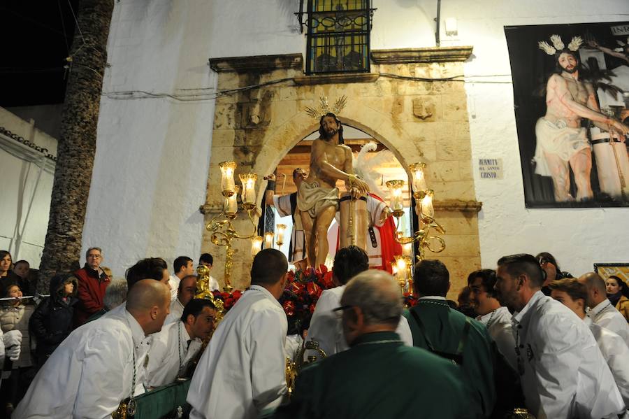 Fotos de la procesión del Cristo atado a la columna en Marbella