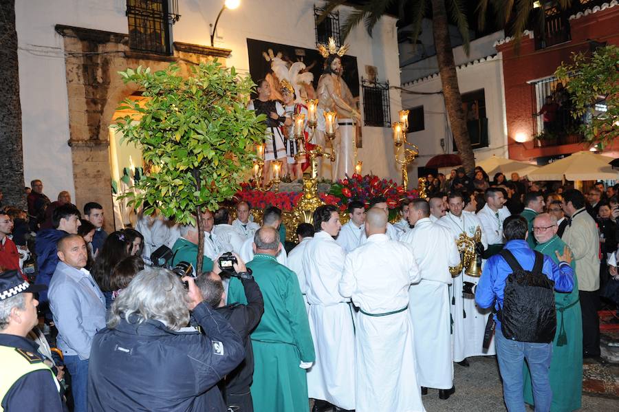 Fotos de la procesión del Cristo atado a la columna en Marbella