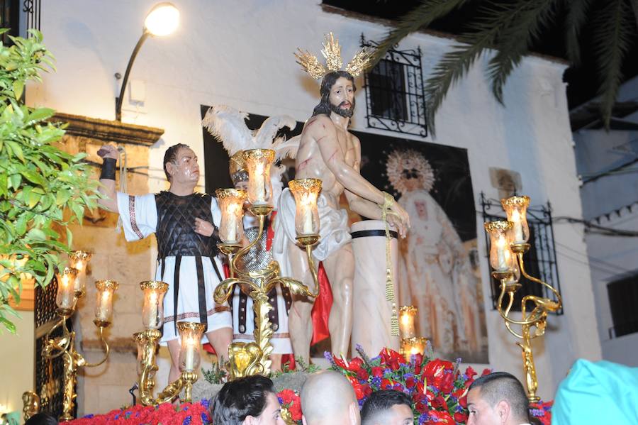 Fotos de la procesión del Cristo atado a la columna en Marbella