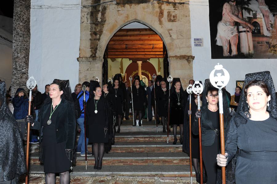 Fotos de la procesión del Cristo atado a la columna en Marbella