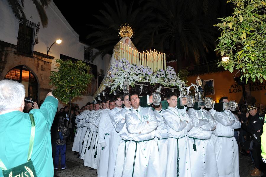 Fotos de la procesión del Cristo atado a la columna en Marbella