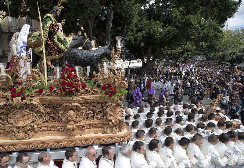 La Pollinica en la Semana Santa de Málaga 2016