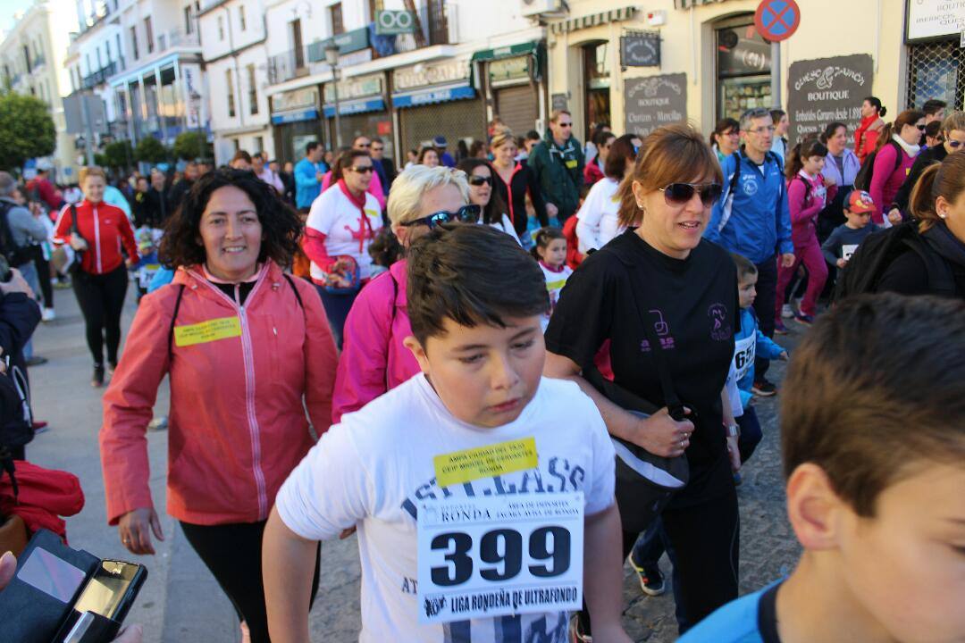 Ronda celebra el XII HOLE, una carrera que homenajea la labor del Tercio en la organización de los 101 kilómetros en mayo