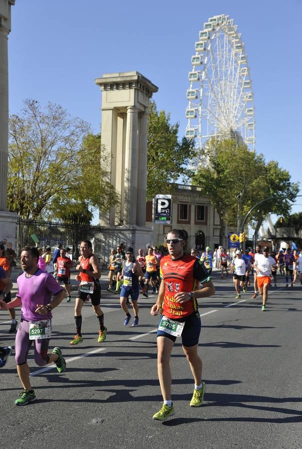 Miles de corredores participan en la Media Maratón Ciudad de Málaga