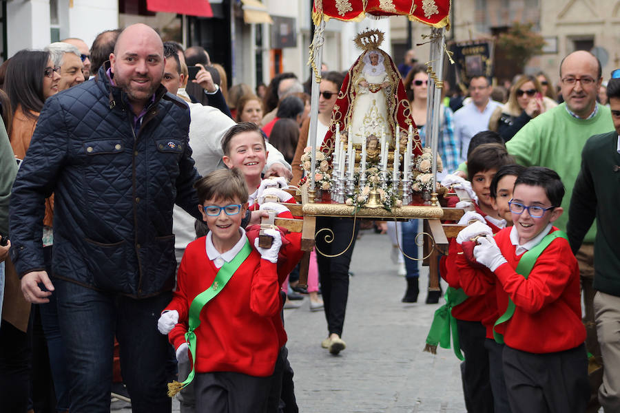 La Semana Santa de Tronos Chicos de Antequera, en imágenes