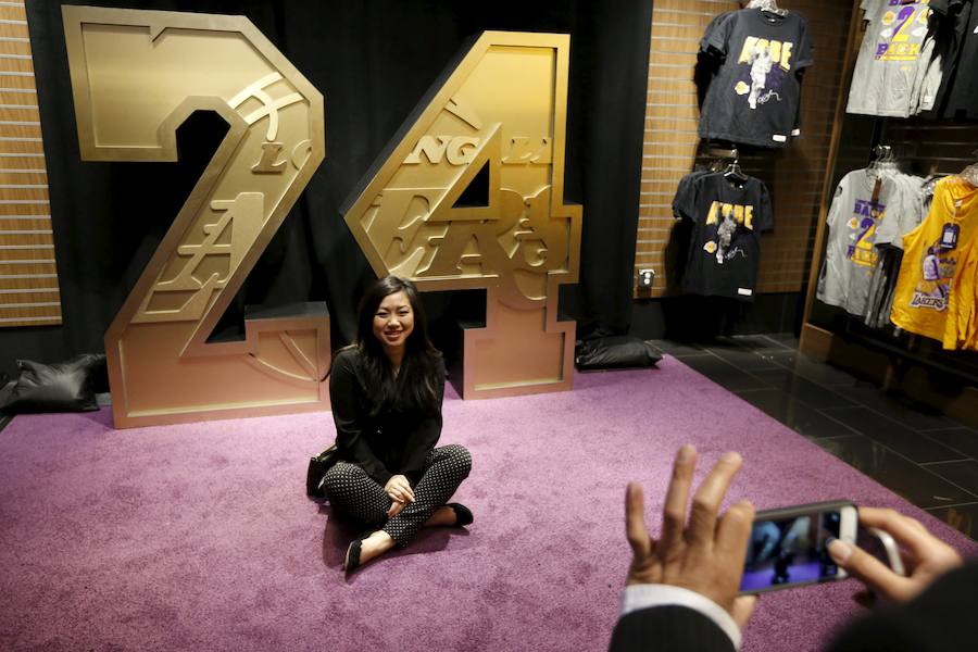 A la caza de los souvenirs de Kobe Bryant antes de su adiós