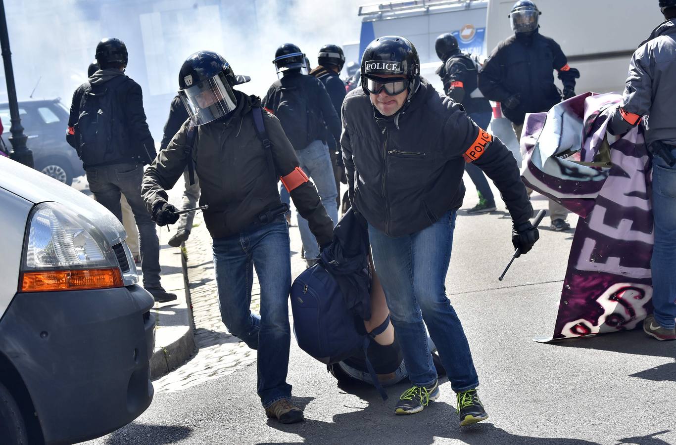 Nueva jornada de protestas en Francia contra la reforma laboral