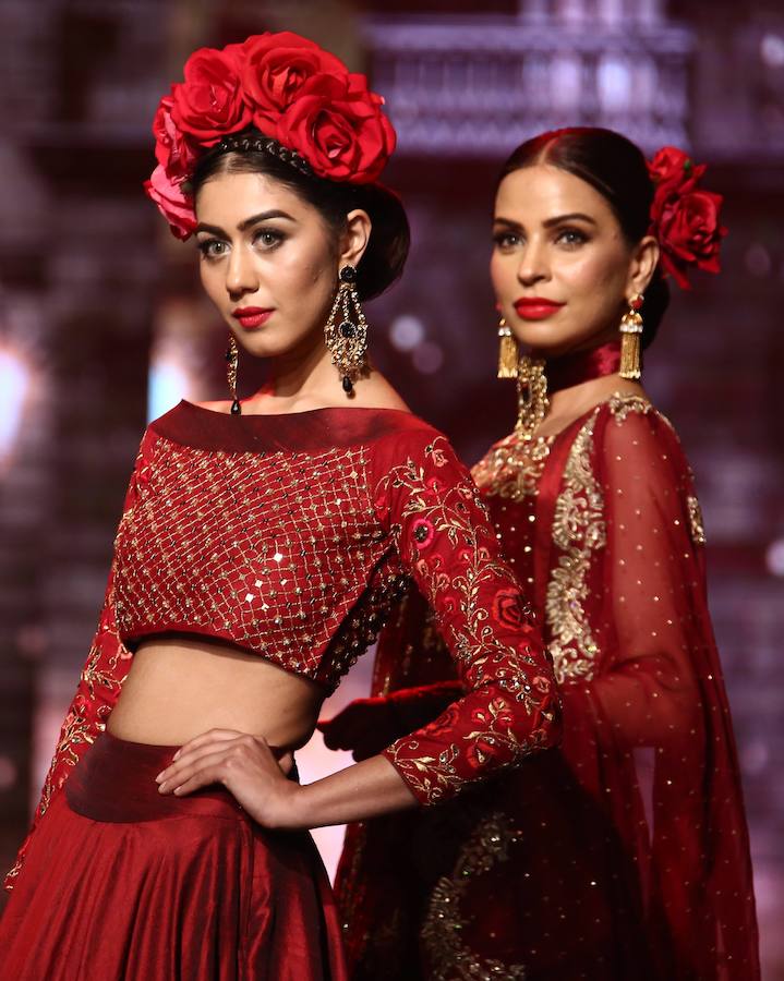 Así visten las novias en Pakistán