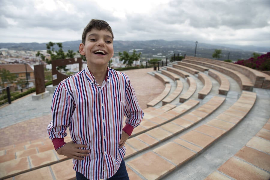 Fotos de Adrián Martín, el niño de Vélez-Málaga con voz de ángel