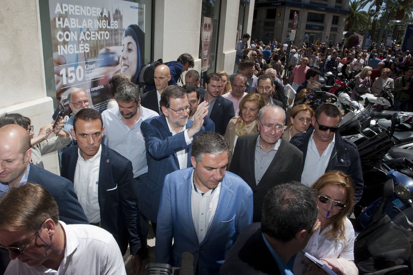 Mariano Rajoy visita el Mercado de Atarazanas