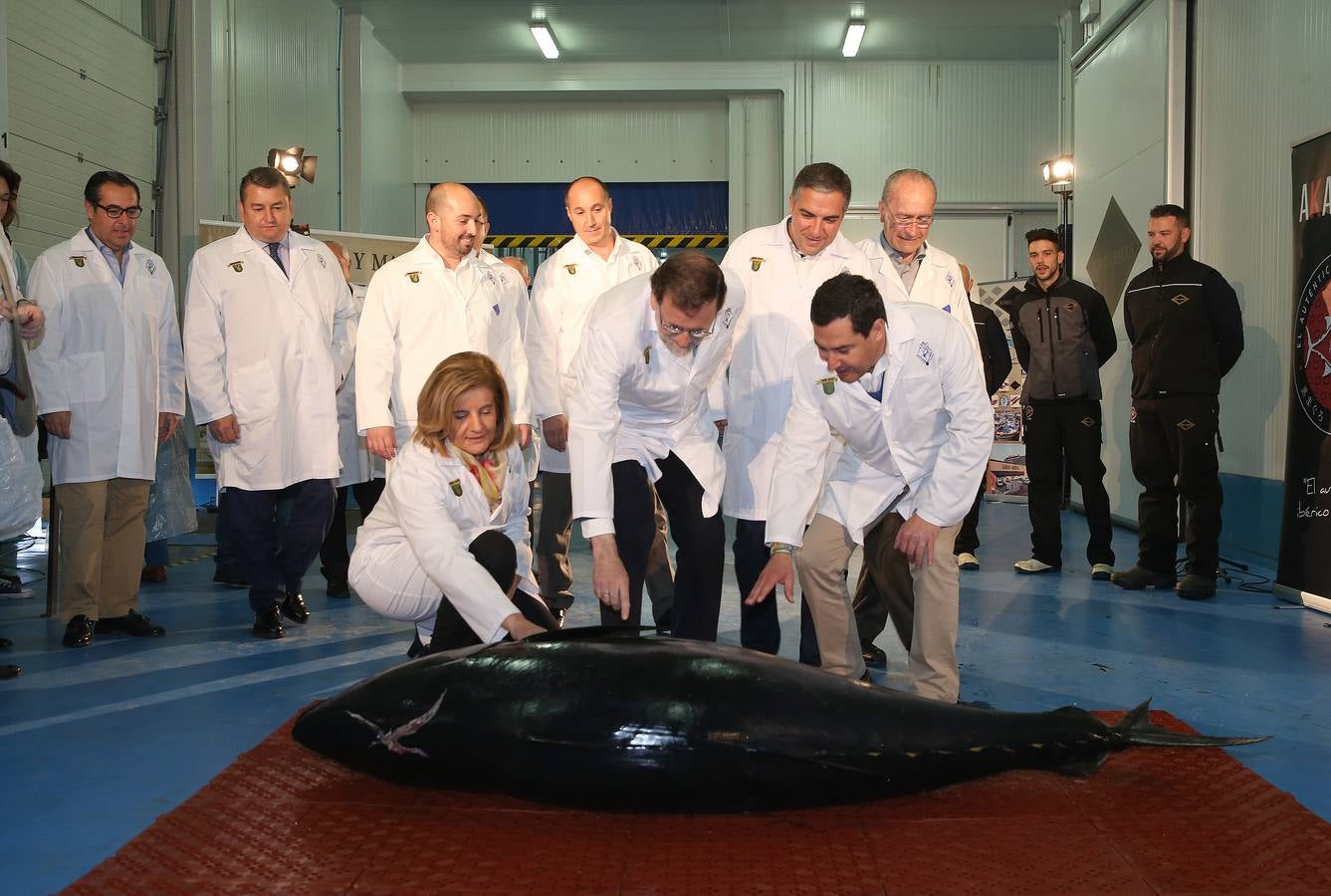 Fotos de la visita de Mariano Rajoy a la empresa malagueña Román y Martos