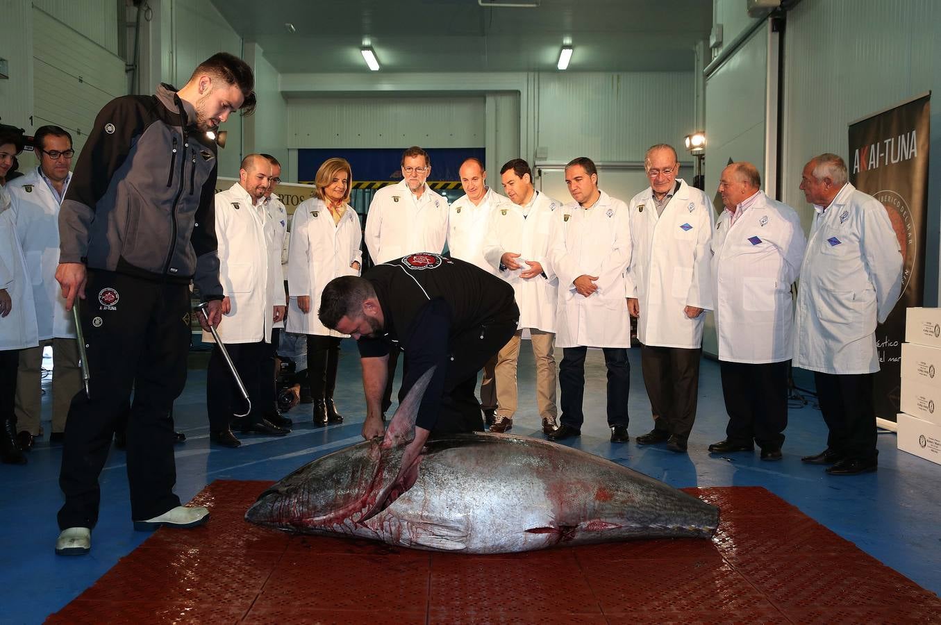 Fotos de la visita de Mariano Rajoy a la empresa malagueña Román y Martos